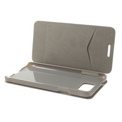 Samsung Galaxy Alpha G850 atvērams sarkans ādas futrālis - maciņš / Vacins.lv