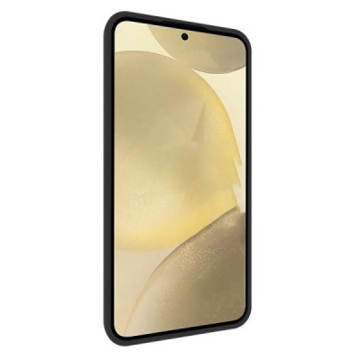 Samsung Galaxy S24+ (SM-S926) cieta silikona (TPU) melns apvalks | vacins.lv