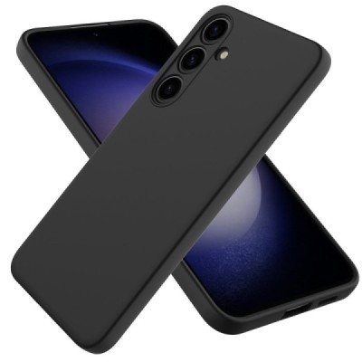 Samsung Galaxy S24+ (SM-S926) Shell kieto silikono (TPU) dėklas juodas - nugarėlė | Priedai.lt