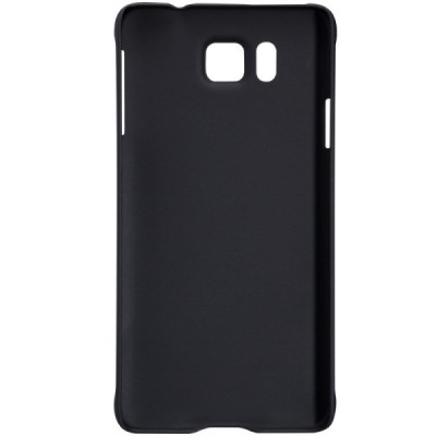 Samsung Galaxy Alpha Nillkin Frosted Shield melns plastmasas futrālis + ekrāna aizsargplēve / Vacins.lv