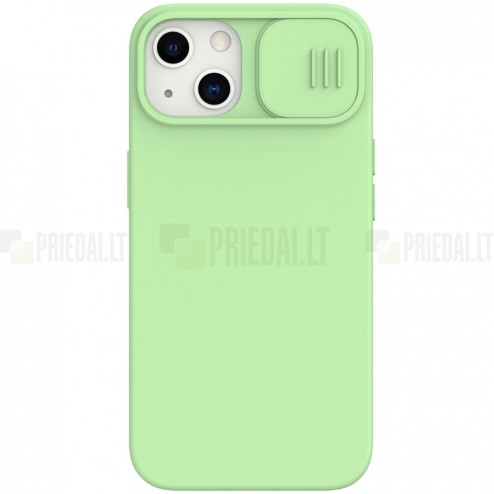 Apple iPhone 13 „Nillkin“ CamShield MagSafe žalias dėklas, nugarėlė su kameros apsauga