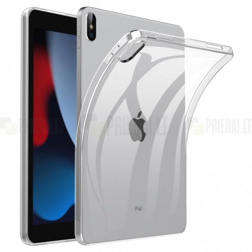 Apple iPad 10.9" (2022) kieto silikono TPU skaidrus dėklas - nugarėlė