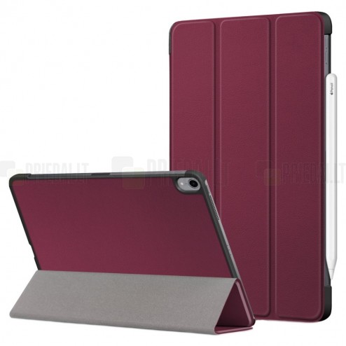 Apple iPad Air 4 10.9" (2020) atverčiamas bordo dėklas - knygutė