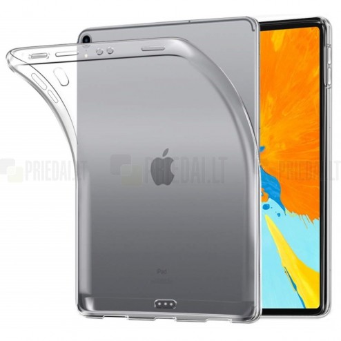 Apple iPad Air 4 10.9" (2020) Pro 11" (2018), kieto silikono TPU skaidrus dėklas - nugarėlė