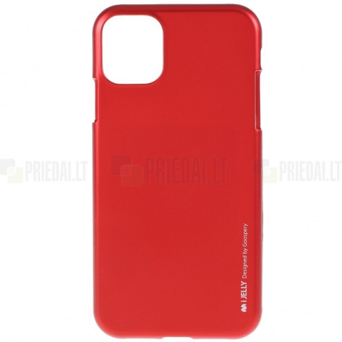Apple iPhone 11 Mercury raudonas kieto silikono TPU dėklas - nugarėlė