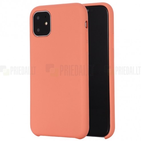 Apple iPhone 11 kieto silikono TPU oranžinis dėklas - nugarėlė