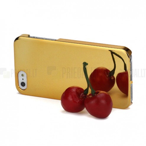 Veidrodinis auksinis Apple iPhone SE (5, 5s) dėklas (dėkliukas)