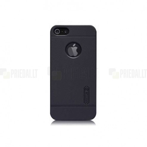 Juodas „Nillkin“ Frosted Shield serijos Apple iPhone SE (5, 5s) dėklas (dėkliukas)