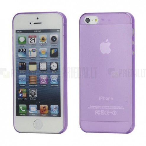 Ploniausias pasaulyje violetinis Apple iPhone SE (5, 5s) dėklas (dėkliukas)