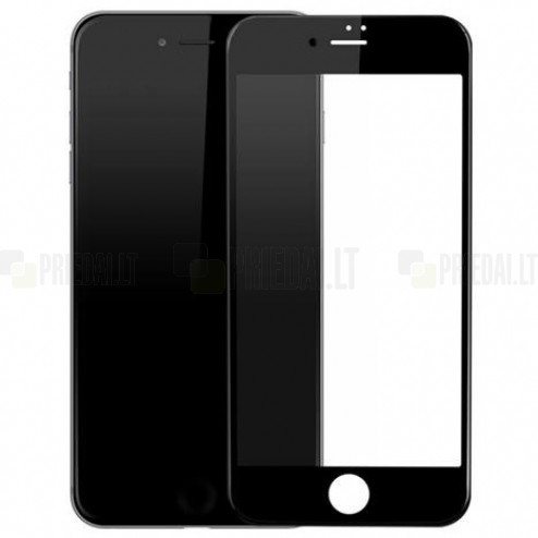Apple iPhone 6, 7, 8 „Mocolo“ 9H Tempered Glass sustiprintos apsaugos juodas pilnai dengiantis apsauginis ekrano stiklas