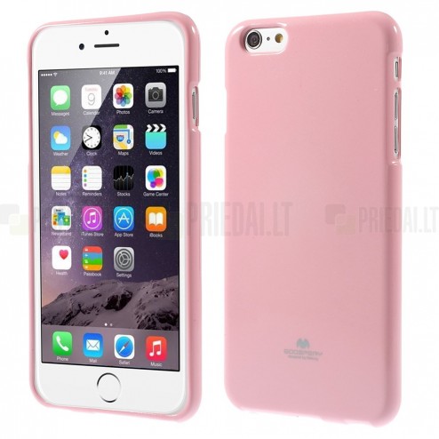 Apple iPhone 6 Plus (6s Plus) rožinis Mercury kieto silikono (TPU) dėklas