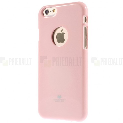 Apple iPhone 6 (6s) rožinis Mercury kieto silikono (TPU) dėklas