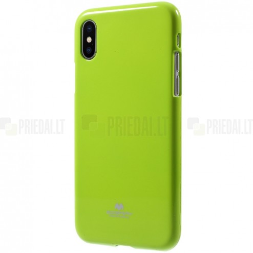 Apple iPhone X (iPhone Xs) Mercury žalias kieto silikono TPU dėklas - nugarėlė