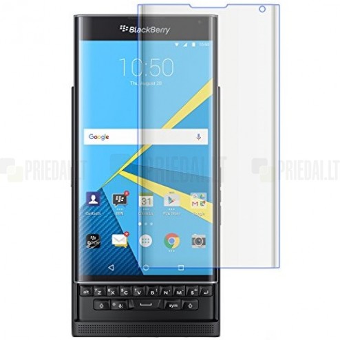 BlackBerry Priv „3D Rewan“ 9H Tempered Glass sustiprintos apsaugos skaidrus pilnai dengiantis apsauginis ekrano stiklas 0,26 mm