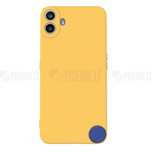 Nokia C21 Shell kieto silikono (TPU) dėklas raudonas - nugarėlė