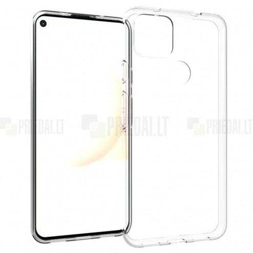 Google Pixel 5A 5G kieto silikono TPU skaidrus dėklas - nugarėlė