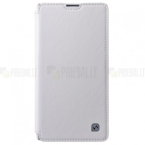 Hoco Crystal Sony Xperia Xperia Z1 baltas atverčiamas dėklas