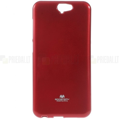 HTC One A9 raudonas Mercury kieto silikono (TPU) dėklas - nugarėlė