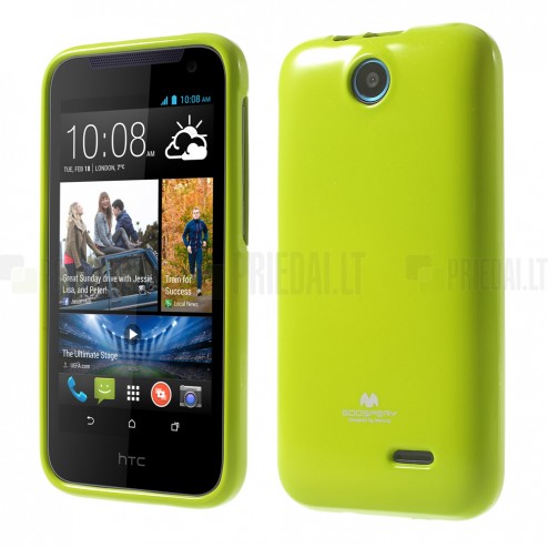 Mercury žalias HTC Desire 310 kieto silikono (TPU) dėklas