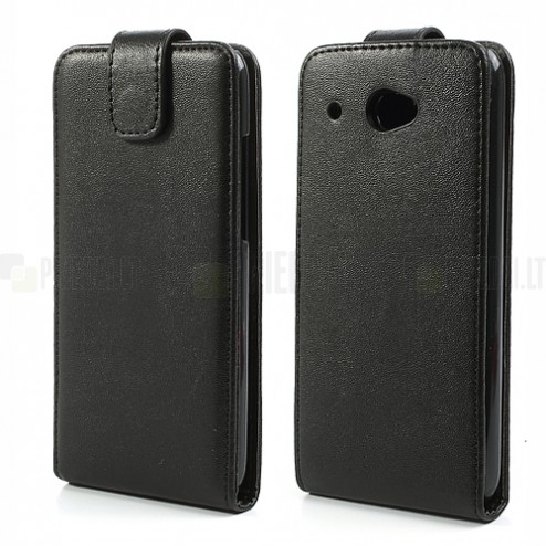 Atverčiamas HTC Desire 601 juodas dėklas