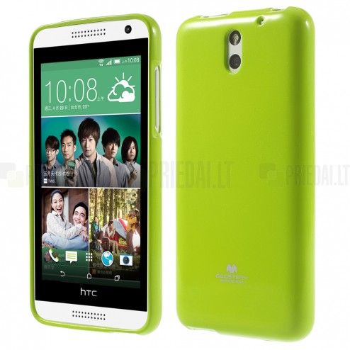 HTC Desire 610 žalias Mercury kieto silikono (TPU) dėklas