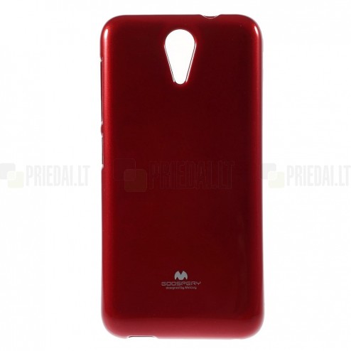 HTC Desire 620 raudonas Mercury kieto silikono (TPU) dėklas
