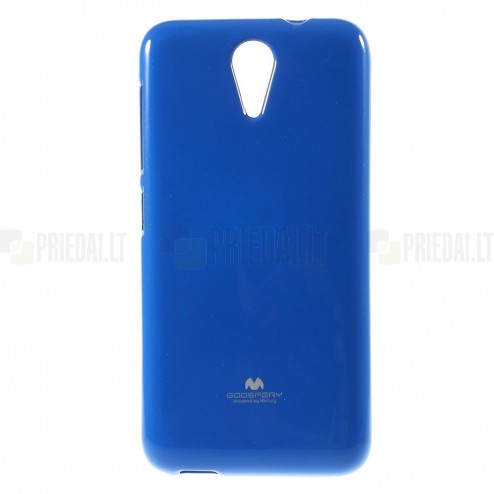 HTC Desire 620 mėlynas Mercury kieto silikono (TPU) dėklas