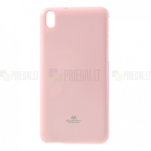 Mercury rožinis HTC Desire 816 kieto silikono (TPU) dėklas