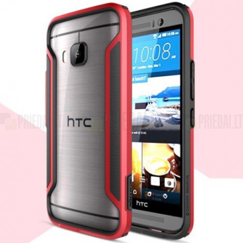 HTC One M9 Nillkin Slim rėmelis (kraštų apvadas, bamperis) - raudonas