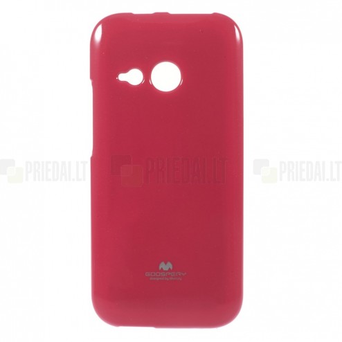 HTC One mini 2 (m8 mini) tamsiai rožinis Mercury kieto silikono (TPU) dėklas