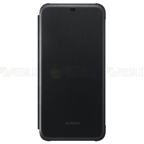 Oficialus Huawei Mate 20 Lite Flip Cover juodas atverčiamas dėklas - knygutė