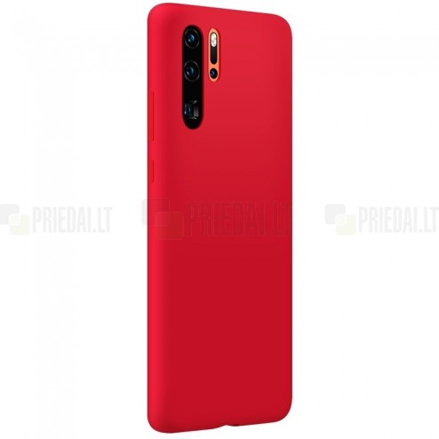 Nokia C21 Shell kieto silikono (TPU) dėklas raudonas - nugarėlė