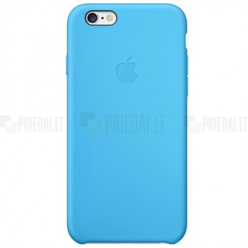 Oficialus „Apple“ Silicone Case mėlynas silikoninis TPU Apple iPhone 6 (6s) dėklas (MGQF2ZM/A)