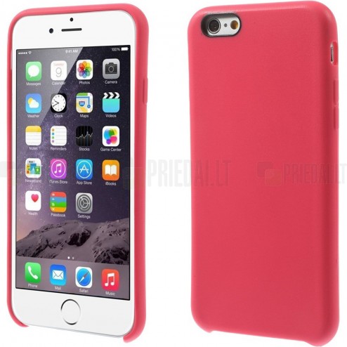 Apple iPhone 6, 6s kieto silikono TPU rožinis dėklas - nugarėlė