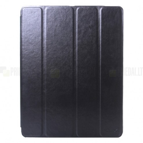 „Kalaideng“ Enland Apple iPad 4 (iPad 3, 2) atverčiamas juodas odinis dėklas
