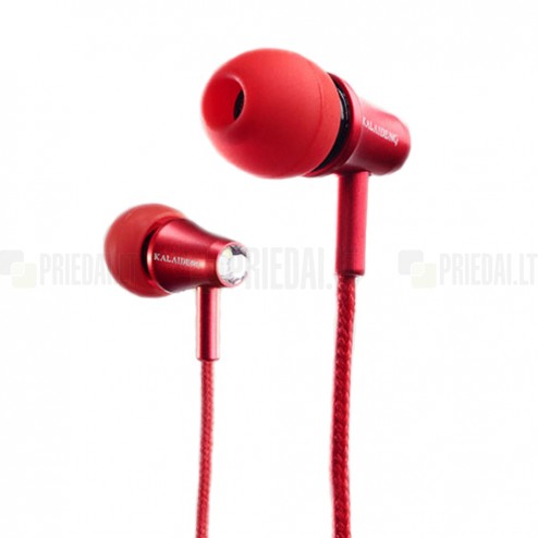„Kalaideng“ Teanan raudonos įkišamos į ausis ausinės