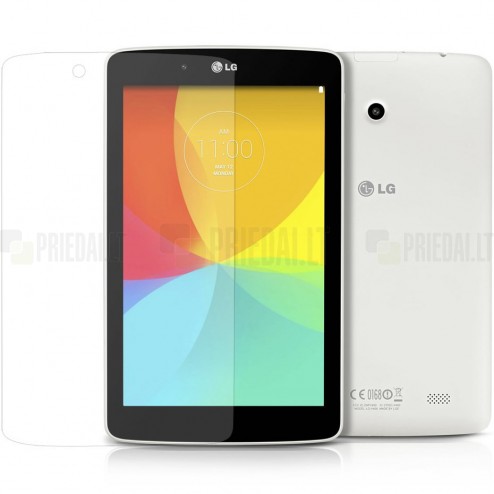 LG G Pad 8.0 LTE (V490, V480) Tempered Glass sustiprintos apsaugos apsauginis ekrano stiklas 0.33 mm