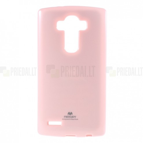 LG G4 (H815) šviesiai rožinis Mercury kieto silikono (TPU) dėklas