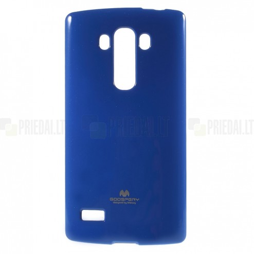LG G4s (H735) Mercury mėlynas kieto silikono tpu dėklas - nugarėlė