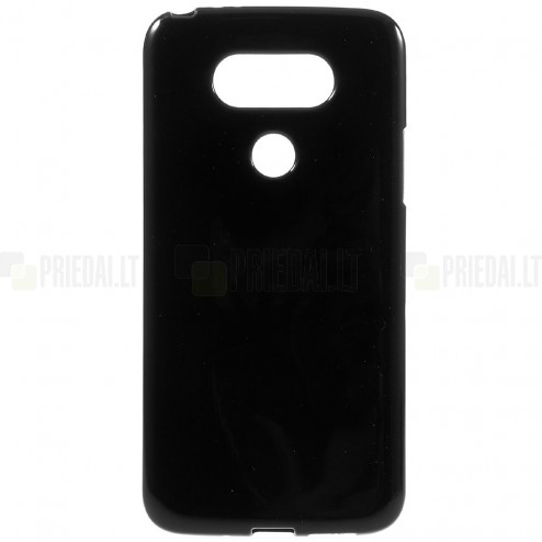 LG G5 (H850) kieto silikono TPU juodas dėklas - nugarėlė