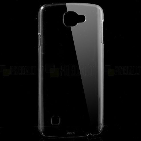 LG K4 (K120E) plastikinis skaidrus (permatomas) dėklas - nugarėlė