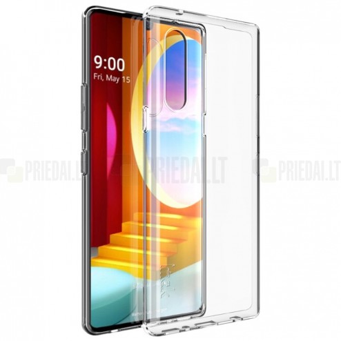 LG Velvet (LM-G900EM) Imak kieto silikono TPU skaidrus dėklas - nugarėlė