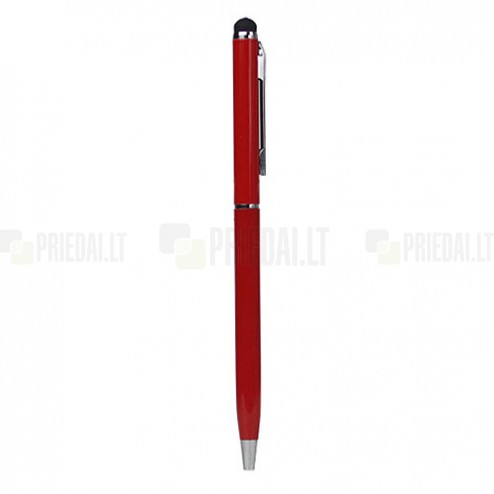 Raudonas liestukas su integruotu rašikliu (angl. Stylus Pen)