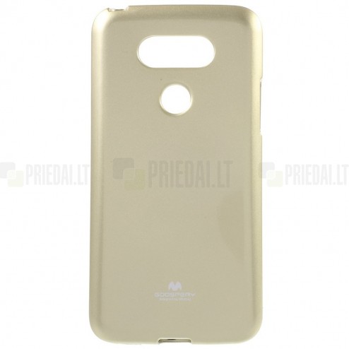 LG G5 (H850) auksinis Mercury kieto silikono (TPU) dėklas