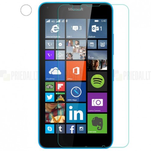 Microsoft Lumia 640 „Calans“ H Tempered Glass sustiprintos apsaugos apsauginis ekrano stiklas 0.33 mm