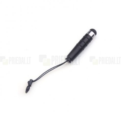 Juodas metalinis mini liestukas (angl. mini Stylus Pen)