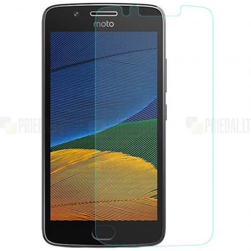 Motorola Moto G 5 kartos (Gen 5) „Calans“ Tempered Glass sustiprintos apsaugos apsauginis ekrano stiklas 0.26 mm