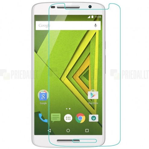 Motorola Moto X Style Tempered Glass sustiprintos apsaugos apsauginis ekrano stiklas 0,33 mm