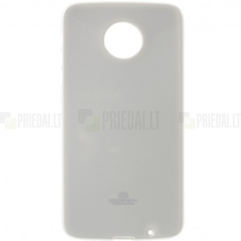Motorola Moto Z (Moto Z Droid) baltas Mercury kieto silikono (TPU) dėklas