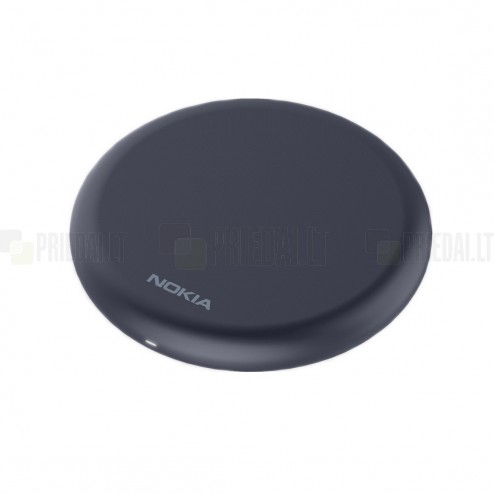 Oficialus „Nokia“ Wireless Charger Pad Mini juodas belaidis įkroviklis (DT-10W, Qi standartas)